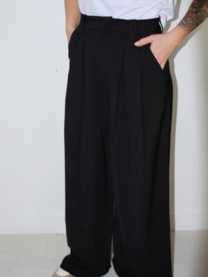 Pantalon fluide noir