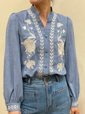 Chemise brodée