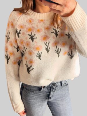 Pull fleuri