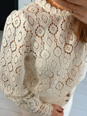 BLOUSE EN GUIPURE