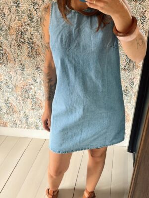 ROBE DENIM DOS NU