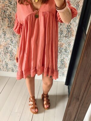 ROBE EN GAZE DE COTON