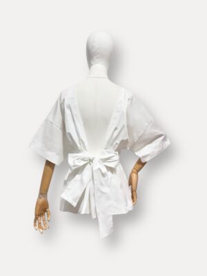 Blouse Dos Nu Nouée