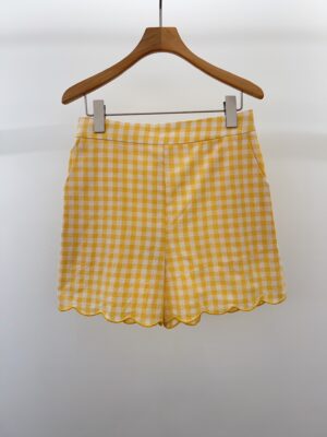 Short Vichy Jaune
