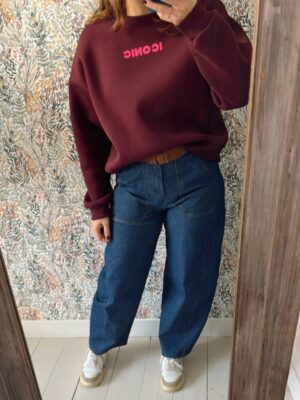 LE SWEAT ICONIC BORDEAUX
