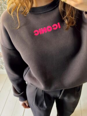 SWEAT ICONIC CHOCOLAT